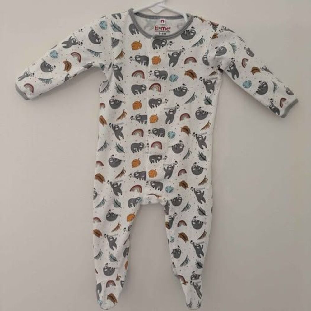 Magnetic Me Sloth Pajamas ~ sz 3-6 mo